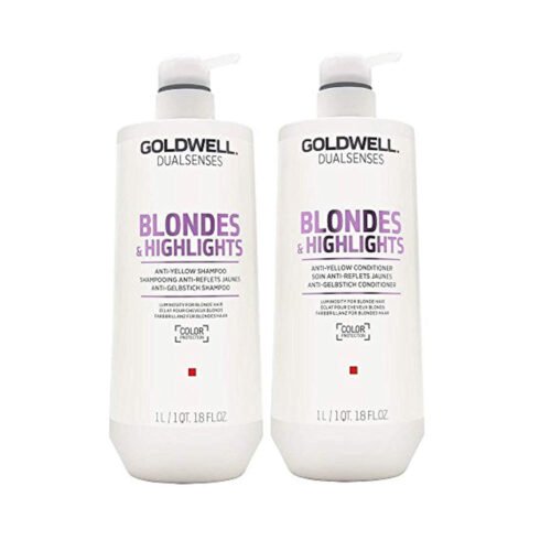 Goldwell Dual Senses Blondes and Highlights Conditioner and Shampoo  2pack