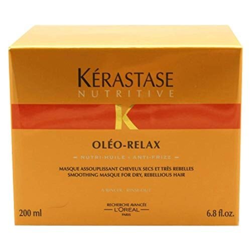 Kerastase Nutritive Oleo-Relax Anti-Frizz Mask, Intense Nutrition For Dry Hair 6.8 Fl.Oz