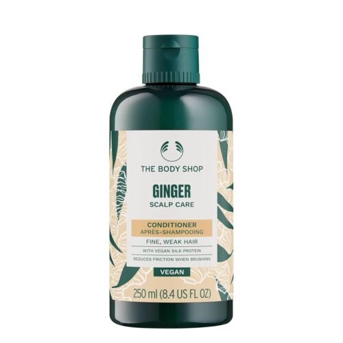 The Body Shop Ginger Scalp Care Conditioner (1x 400ml), Conditioner for Dry, Flaky Scalp, Helps Seal Hair Strands & Reduce Friction, Use After Shampoo, Vegan Haircare